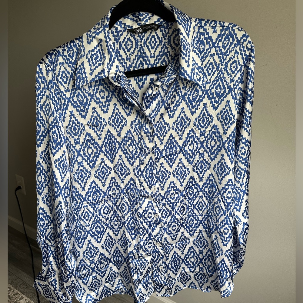 Zara print shirt